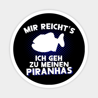 Piranha Aquarium Meeresbewohner Pazifik Salzwasser Magnet